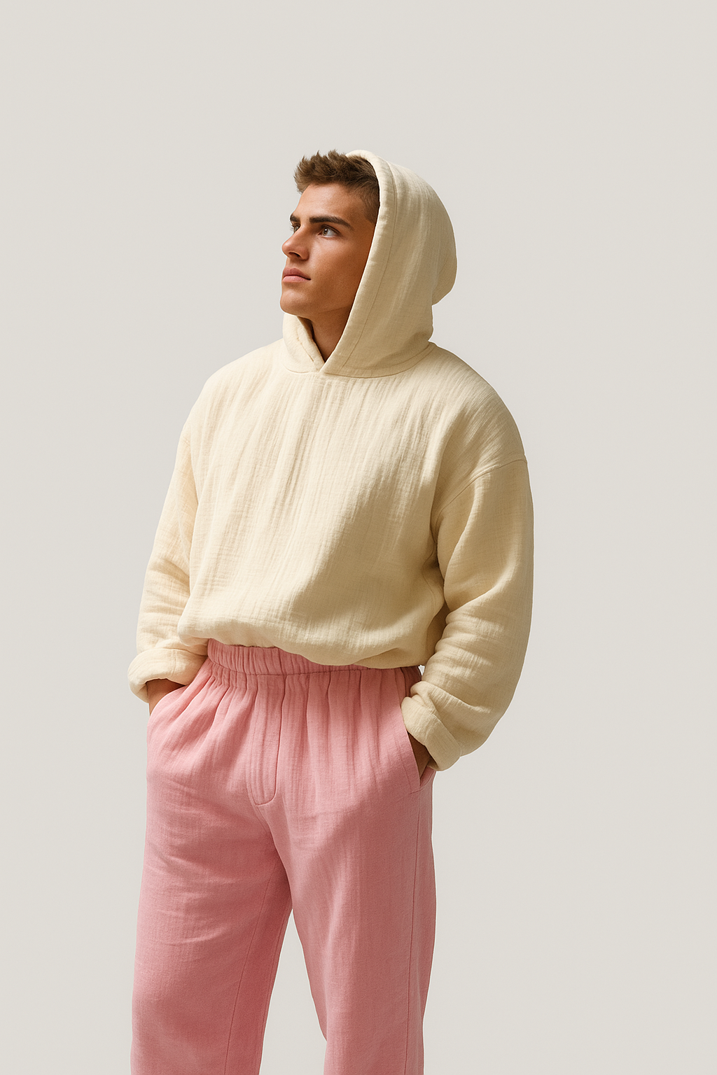 Blanket Hoodie - Beige