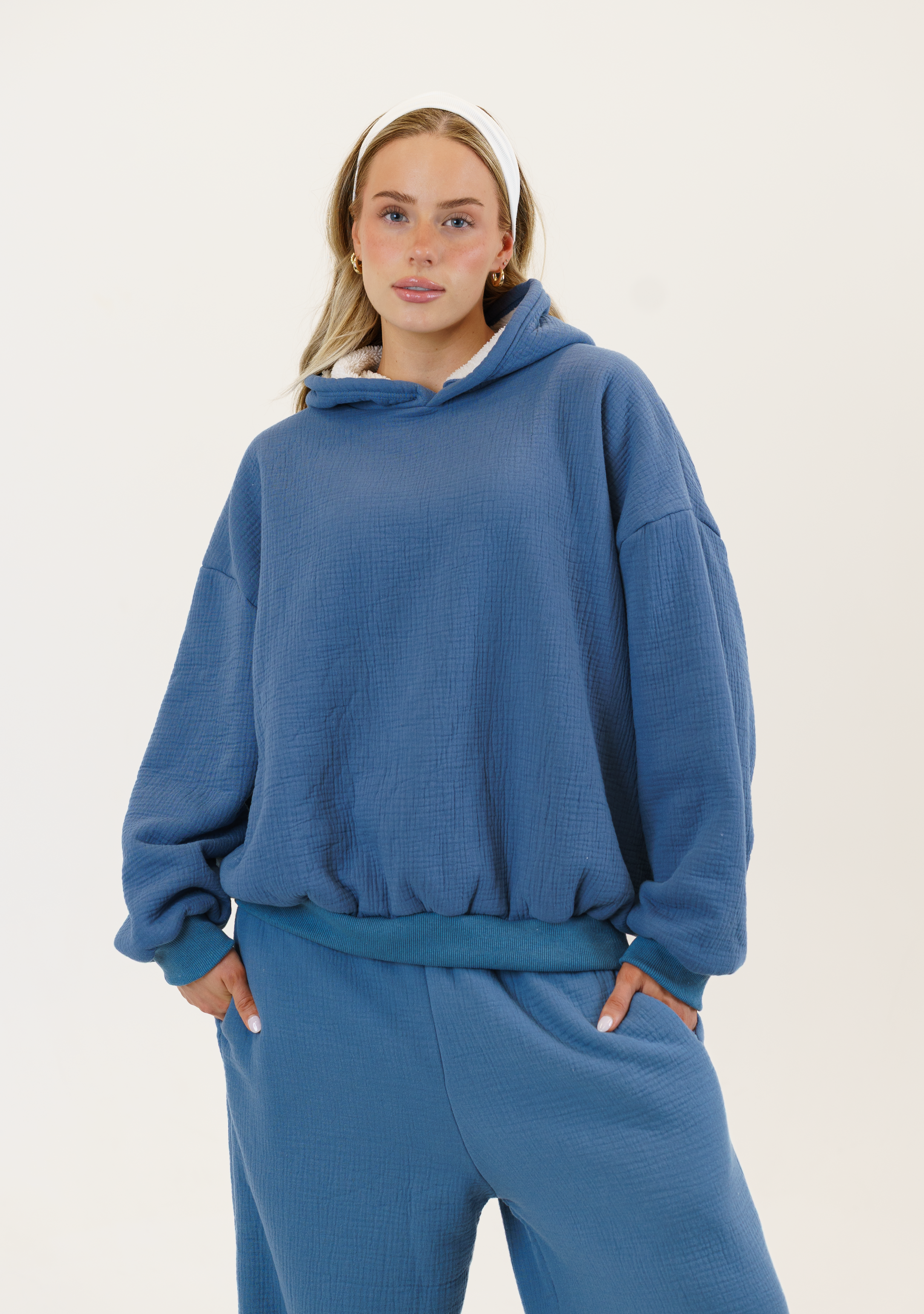 Blanket Hoodie - Blue