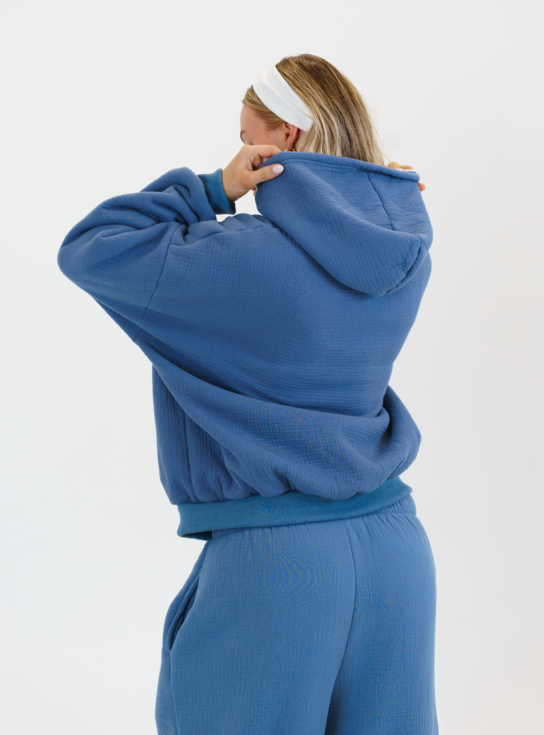 Blanket Hoodie - Blue